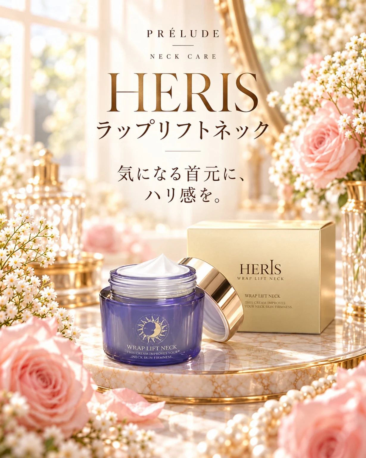 PRÉLUDE編集イメージ。商品仕様は販売元をご確認ください。 ラップリフトネック